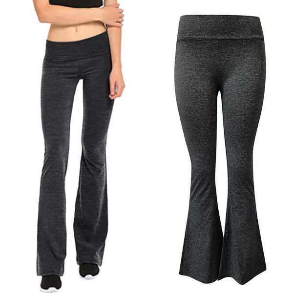 fashion women high elastic waist bell-bottom long trousers skinny flare dance pants casual elegant solid pants#j30 women's & capris, Black;white
fashion women high elastic waist bell-bottom long trousers skinny flare dance pants casual elegant solid pants#j30 women's & capris, Black;white