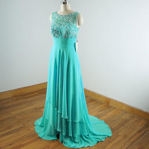 party dresses vestidos de formatura elegant tank neck scoop beading turquoise prom dress long chiffon formal, White;black
party dresses vestidos de formatura elegant tank neck scoop beading turquoise prom dress long chiffon formal, White;black