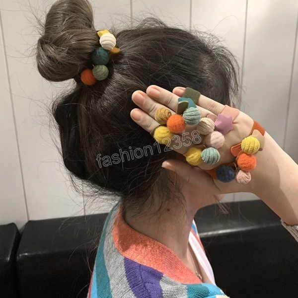 candy color matte star pompom elastic hair bands simple fashion rubber hair ties girls stretch rope ponytail holder, Pink
candy color matte star pompom elastic hair bands simple fashion rubber hair ties girls stretch rope ponytail holder, Pink