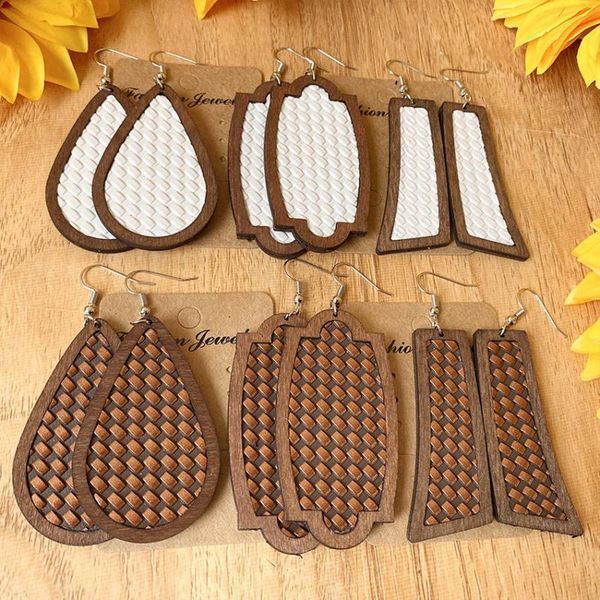 dangle & chandelier pu leather inset wood frame teardrop drop earrings for women 2021 fashion wooden statement jewelry wholesale, Silver
dangle & chandelier pu leather inset wood frame teardrop drop earrings for women 2021 fashion wooden statement jewelry wholesale, Silver