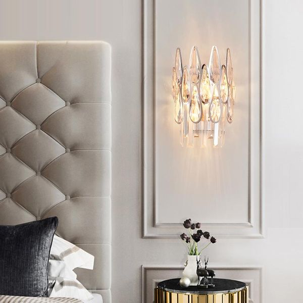 wall lamp postmodern crystal light luxury living room background simple and creative personality bedroom bedside staircase aisle
wall lamp postmodern crystal light luxury living room background simple and creative personality bedroom bedside staircase aisle