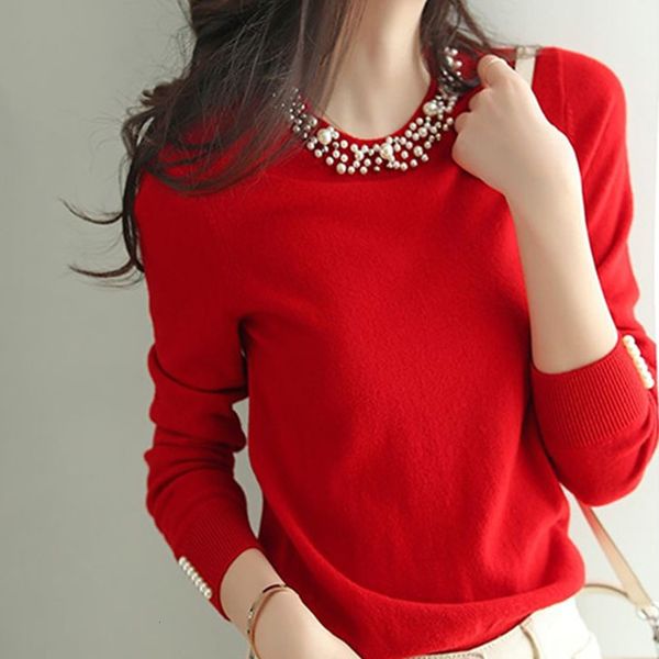 women's sweaters inverno roupas de malha mulher suéteres miçangas pullovers primavera outono básico womens jumper fino camisola feminin, White;black
women's sweaters inverno roupas de malha mulher suéteres miçangas pullovers primavera outono básico womens jumper fino camisola feminin, White;black