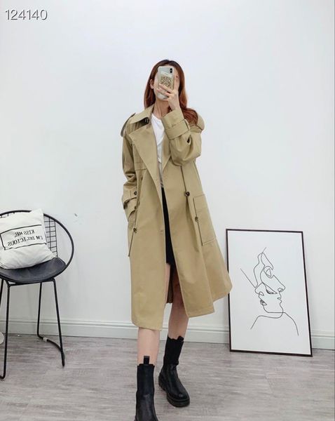 women's trench coats w1028 fashion women & jackets 2021 runway luxury european design party style clothing, Tan;black
women's trench coats w1028 fashion women & jackets 2021 runway luxury european design party style clothing, Tan;black