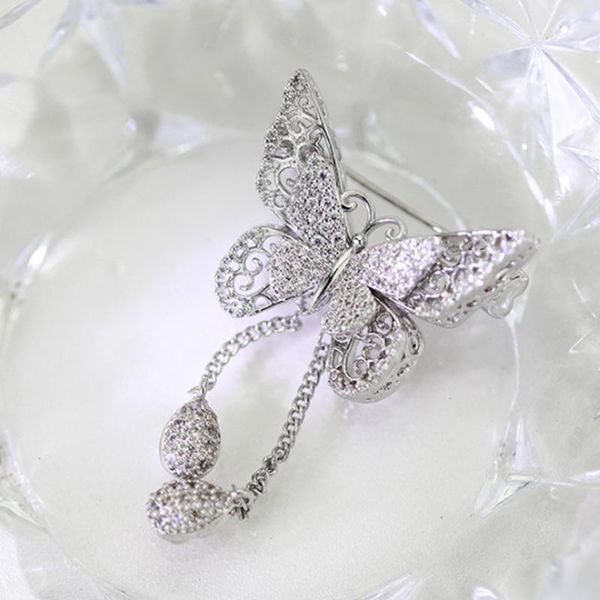 pins, brooches cubic zirconia butterfly brooch for women gold color tassel classic wedding decoration animal corsage pins, Gray
pins, brooches cubic zirconia butterfly brooch for women gold color tassel classic wedding decoration animal corsage pins, Gray