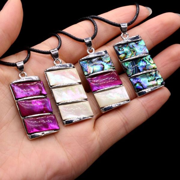 pendant necklaces 1pcs fashion alloy multicolor square shape natural abalone shell glamour women party wedding jewelry, Silver
pendant necklaces 1pcs fashion alloy multicolor square shape natural abalone shell glamour women party wedding jewelry, Silver