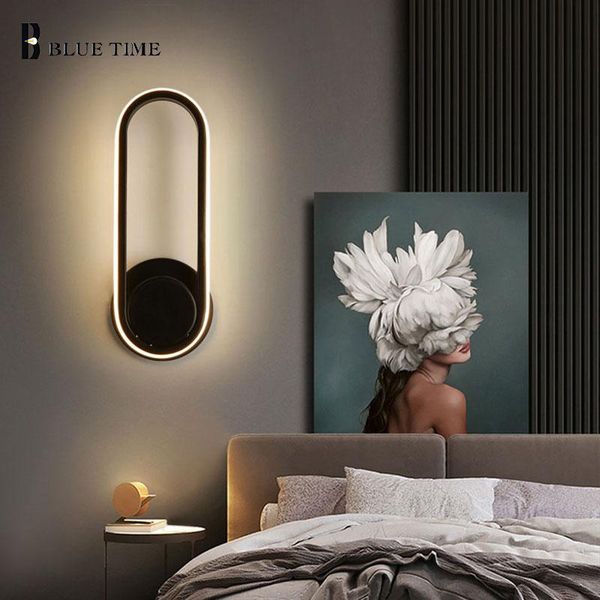 modern led wall lamp for bedroom bedside light living room decor lights corridor aisle lighting black white
modern led wall lamp for bedroom bedside light living room decor lights corridor aisle lighting black white