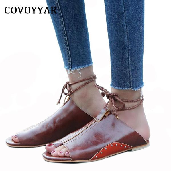 ankle strap women's sandals vintage pu leather rivets flip flops lace up ladies summer casual flat shoes wss796, Black
ankle strap women's sandals vintage pu leather rivets flip flops lace up ladies summer casual flat shoes wss796, Black