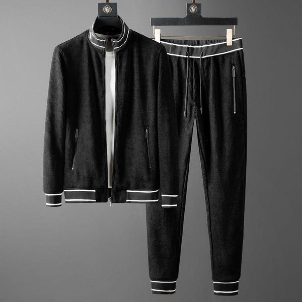 men's tracksuits (jacket+pants) mens sets luxury chenille corduroy casual men coats elastic waist set with pants plus size 5xl, Gray
men's tracksuits (jacket+pants) mens sets luxury chenille corduroy casual men coats elastic waist set with pants plus size 5xl, Gray