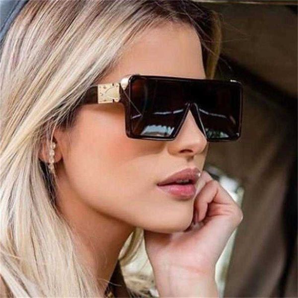 luxury designer sunglasses vintage black white square for women 2021 fashion brand oversized sun glasses men one piece shades, White;black
luxury designer sunglasses vintage black white square for women 2021 fashion brand oversized sun glasses men one piece shades, White;black