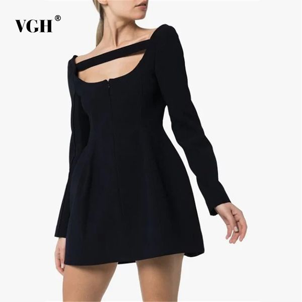 vgh hollow out dresses for female square collar long sleeve high waist slimming women's dress fashion streetwear new 210421, Black;gray
vgh hollow out dresses for female square collar long sleeve high waist slimming women's dress fashion streetwear new 210421, Black;gray