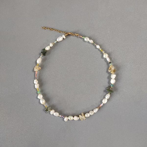 chokers fashion accessories natural pearl crushed stone beaded necklace charm beautiful lady's exquisite choker trend high-end wedding, Golden;silver
chokers fashion accessories natural pearl crushed stone beaded necklace charm beautiful lady's exquisite choker trend high-end wedding, Golden;silver