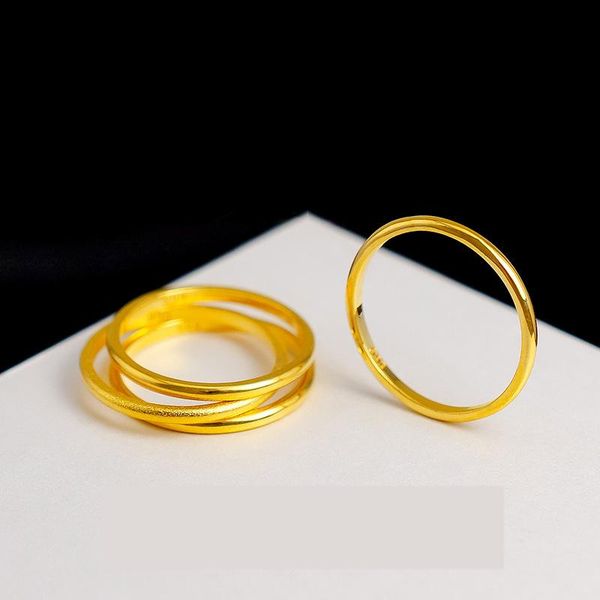wedding rings couple for men women engagement statement ring simple dainty 999 yellow gold color fine jewelry anillo para mujer, Slivery;golden
wedding rings couple for men women engagement statement ring simple dainty 999 yellow gold color fine jewelry anillo para mujer, Slivery;golden