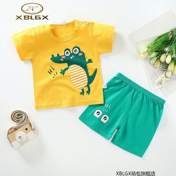 children's short sleeve suit t-shirt boys' children's wear girls' shorts baby clothes vest summer f09hi crocodile 73, Blue
children's short sleeve suit t-shirt boys' children's wear girls' shorts baby clothes vest summer f09hi crocodile 73, Blue