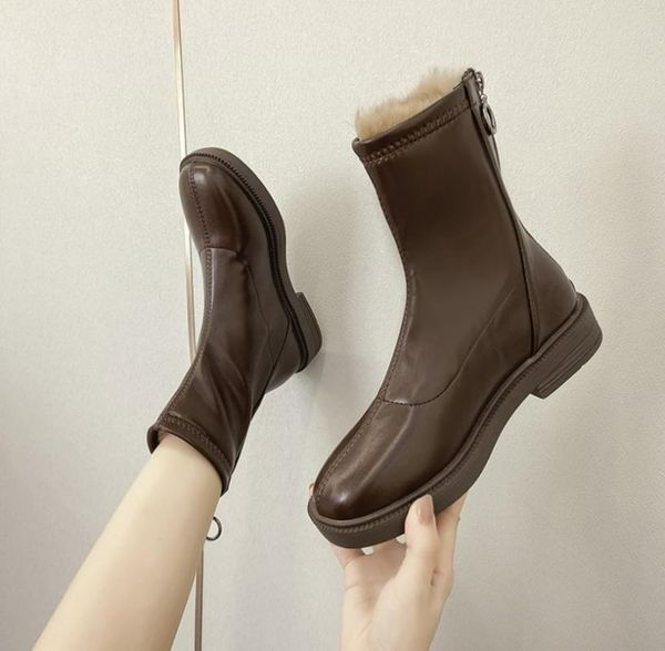 boots pu leather warm short plush winter women ankle zipper mid-heels black shoes fashion autumn female fluffy fur booties
boots pu leather warm short plush winter women ankle zipper mid-heels black shoes fashion autumn female fluffy fur booties