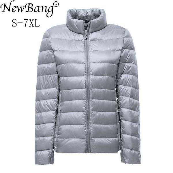 bang plue size 6xl 7xl duck down jacket women ultra light down jacket feather jacket plus women's overcoat windbreaker coats 211130, Black;white
bang plue size 6xl 7xl duck down jacket women ultra light down jacket feather jacket plus women's overcoat windbreaker coats 211130, Black;white