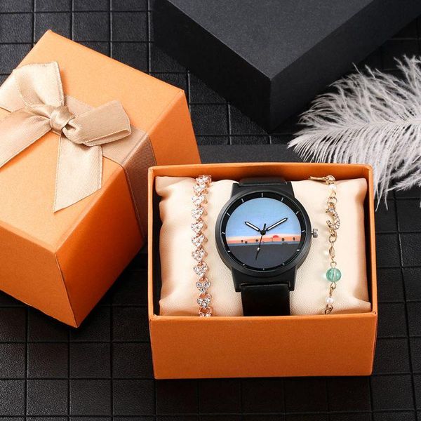 wristwatches keller & weber gentle women's watch black strap blue half moon bracelet is the gift for women, Slivery;brown
wristwatches keller & weber gentle women's watch black strap blue half moon bracelet is the gift for women, Slivery;brown