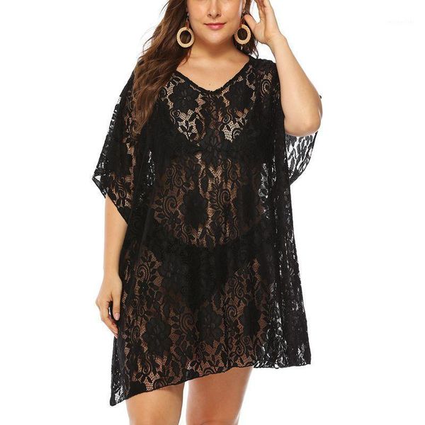 women's swimwear large size beach skirt lace 6xl-9xl fashion ladies v-neck hollow perspective split bust 190cm casual, White;black
women's swimwear large size beach skirt lace 6xl-9xl fashion ladies v-neck hollow perspective split bust 190cm casual, White;black