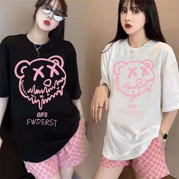 fashion two-piece set ins fashion summer new short sleeved shorts casual suit women, White