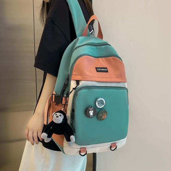 backpack summer style college fashion badge university female student with lapbag men's leisure travel
backpack summer style college fashion badge university female student with lapbag men's leisure travel