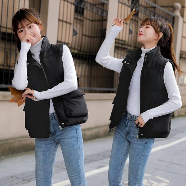 women's vests winter hooded long vest for women solid casual sleeveless jacket stand collar thick cotton padded puffer coat, Black;white
women's vests winter hooded long vest for women solid casual sleeveless jacket stand collar thick cotton padded puffer coat, Black;white