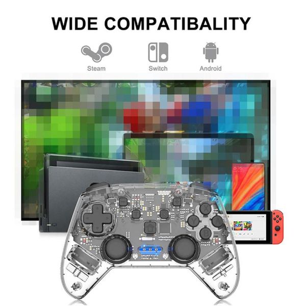 for switch game handle plastic transparent wireless bluetooth controller stable connection signal operation controllers & joys joystick
for switch game handle plastic transparent wireless bluetooth controller stable connection signal operation controllers & joys joystick