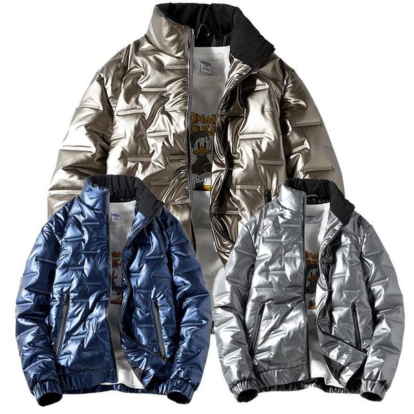 men's jackets 2021 men's thicken warm bread puffer streetwear shiny reflective winter parkas coat windbreaker plus size men, Black;brown
men's jackets 2021 men's thicken warm bread puffer streetwear shiny reflective winter parkas coat windbreaker plus size men, Black;brown