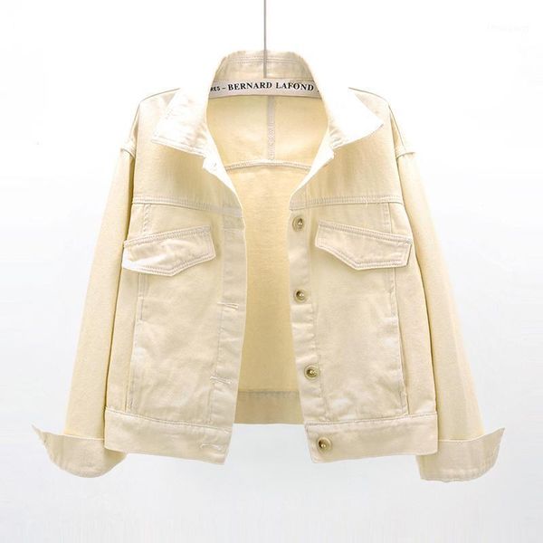 women's jackets korean harajuku plus size apricot denim jacket women 2021 autumn short loose jean coat vetement femme casual student ba, Black;brown
women's jackets korean harajuku plus size apricot denim jacket women 2021 autumn short loose jean coat vetement femme casual student ba, Black;brown