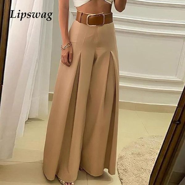women's pants & capris women fashion pleated wide leg harajuku 2021 spring casual loose long summer elegant solid chic tousers streetwe, Black;white
women's pants & capris women fashion pleated wide leg harajuku 2021 spring casual loose long summer elegant solid chic tousers streetwe, Black;white