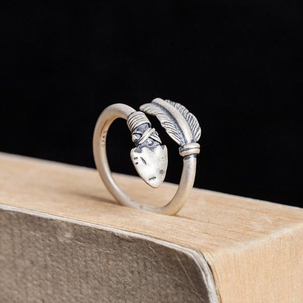 cluster rings punk style thai silver jewelry wholesale arrow power 925 sterling adjustable ring, Golden;silver
cluster rings punk style thai silver jewelry wholesale arrow power 925 sterling adjustable ring, Golden;silver