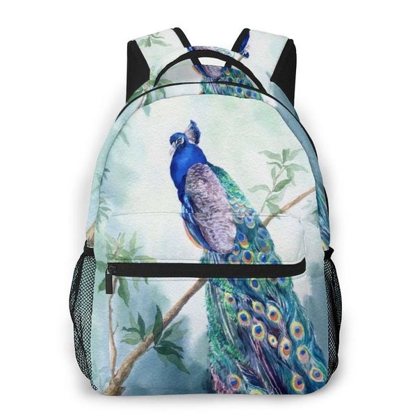 backpack casual travel bag peacock on the branch in forest school fashion shoulder for teenage girl bagpack
backpack casual travel bag peacock on the branch in forest school fashion shoulder for teenage girl bagpack
