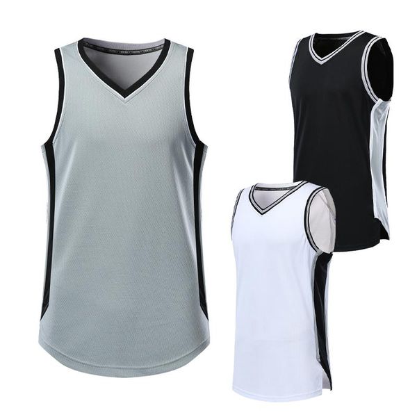 running jerseys vests men breathable gym tank quick dry athletic workout male summer training sleeveless sport basketball top, Black;blue
running jerseys vests men breathable gym tank quick dry athletic workout male summer training sleeveless sport basketball top, Black;blue