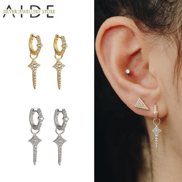 hoop & huggie aide 925 sterling silver earrings for women geometric zircon pave cross pendientes earings fine jewelry kolczyki, Golden;silver
hoop & huggie aide 925 sterling silver earrings for women geometric zircon pave cross pendientes earings fine jewelry kolczyki, Golden;silver