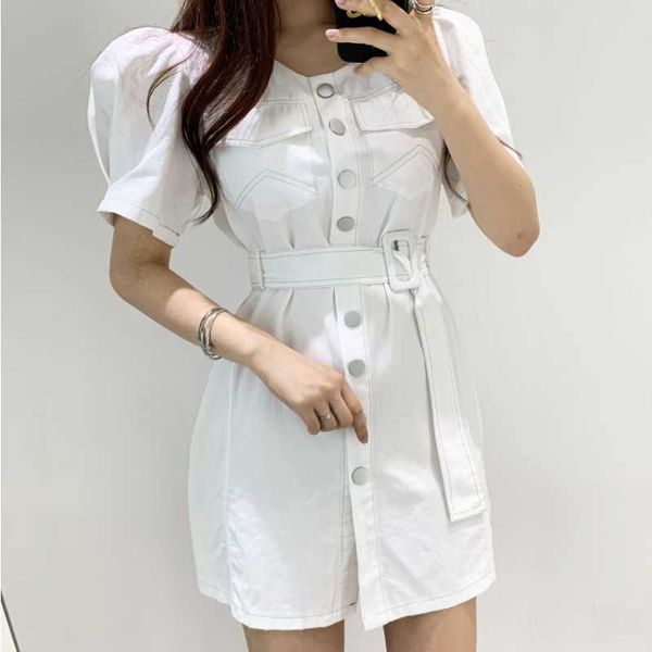 elegant women fashion chic mini dress summer ladies a-line vestidos single-breasted lace up female 210526, Black;gray
elegant women fashion chic mini dress summer ladies a-line vestidos single-breasted lace up female 210526, Black;gray