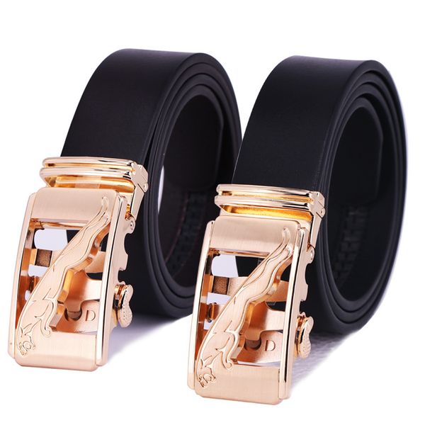 men's automatic buckle hollow leopard guangdong button leisure business leather belt, Black;brown
men's automatic buckle hollow leopard guangdong button leisure business leather belt, Black;brown