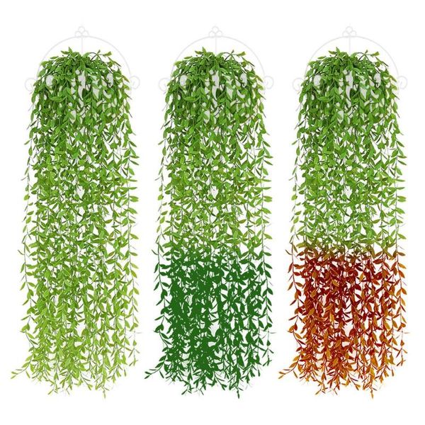 decorative flowers & wreaths 5pcs artificial willow vines nature lifelike green leaf garden scene layout vine wicker wall hanging home decor
decorative flowers & wreaths 5pcs artificial willow vines nature lifelike green leaf garden scene layout vine wicker wall hanging home decor