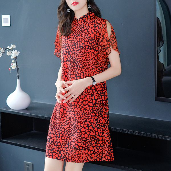 luxury cheongsam 19393 summer women's wear 2021 fashion red peach heart chine style cheongsam mulberry silk drs, Blue;red
luxury cheongsam 19393 summer women's wear 2021 fashion red peach heart chine style cheongsam mulberry silk drs, Blue;red