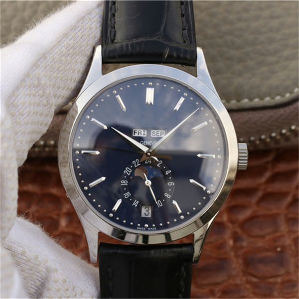 zf v2 5396 montre de luxe luxury watch 38mm automatic mechanical movement of the moon dial steel case leather strap wristwatches watches for, Slivery;brown
zf v2 5396 montre de luxe luxury watch 38mm automatic mechanical movement of the moon dial steel case leather strap wristwatches watches for, Slivery;brown