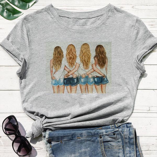 beautiful long haired beauty men t shirt print female aesthetic comfortable casual plus size o neck white grey, White;black 
beautiful long haired beauty men t shirt print female aesthetic comfortable casual plus size o neck white grey, White;black