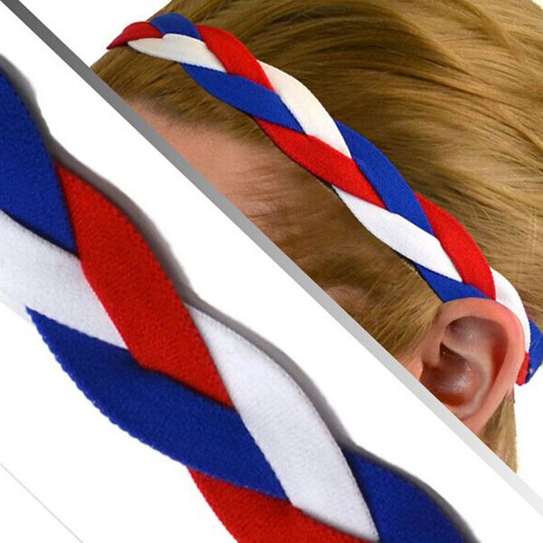 2022 sports stretch non-slip nylon 3 strand braided headbands, Silver
2022 sports stretch non-slip nylon 3 strand braided headbands, Silver