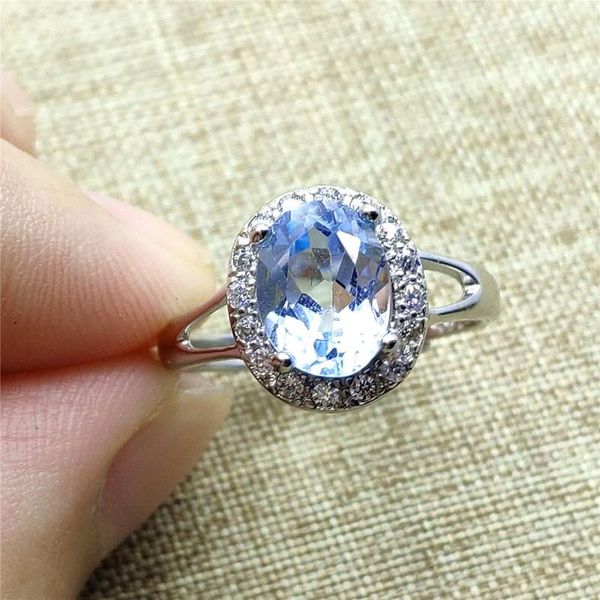 cluster rings natural blue z crystal ring adjustable size clear bead 9x8mm for woman men 925 sterling silver, Golden;silver
cluster rings natural blue z crystal ring adjustable size clear bead 9x8mm for woman men 925 sterling silver, Golden;silver