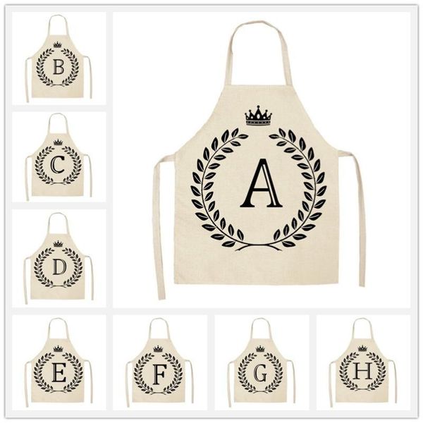 1pcs simple crown letter printed kitchen apron for woman man cotton linen aprons cooking home cleaning tools 53*65cm zm1002
1pcs simple crown letter printed kitchen apron for woman man cotton linen aprons cooking home cleaning tools 53*65cm zm1002