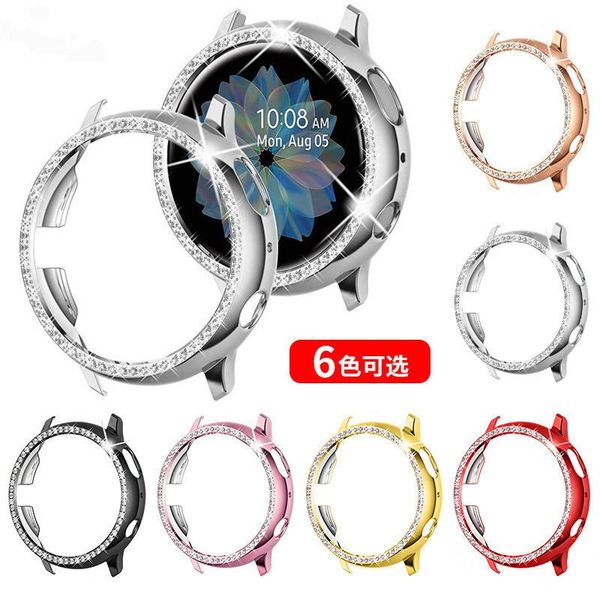 watch bands suitable for samsung galaxy active2-generation protective cover tpu plated diamond-encrusted anti-falling shell, Black;brown
watch bands suitable for samsung galaxy active2-generation protective cover tpu plated diamond-encrusted anti-falling shell, Black;brown