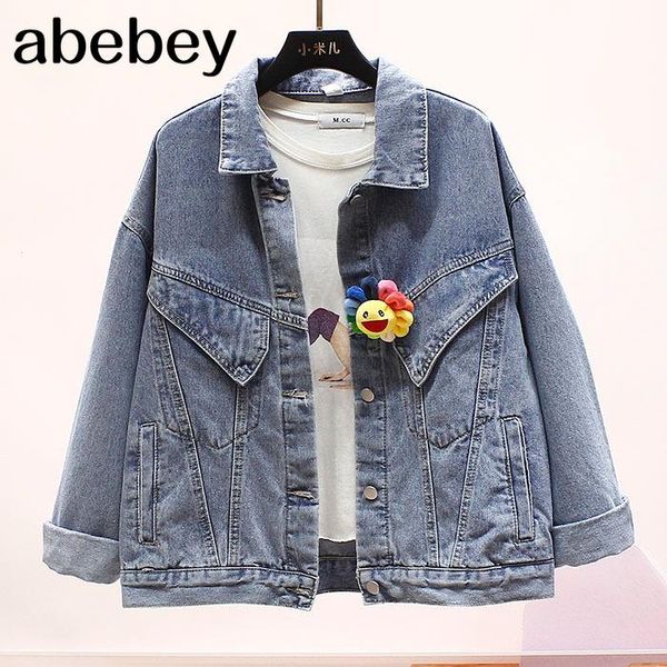 autumn women loose basic coats female jeans coat feminino slim denim jacket oversize bomber streetwear veste femme women's jackets, Black;brown
autumn women loose basic coats female jeans coat feminino slim denim jacket oversize bomber streetwear veste femme women's jackets, Black;brown