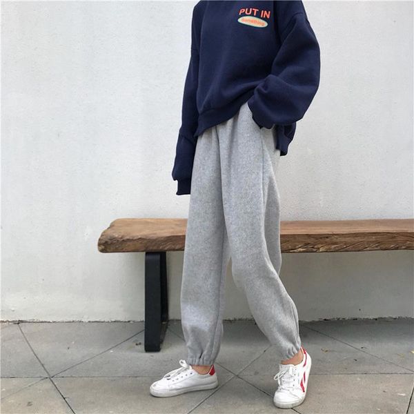 sweatpants women baggy gray sports pants joggers wide leg oversized streetwear high waisted trousers women's & capris, Black;white
sweatpants women baggy gray sports pants joggers wide leg oversized streetwear high waisted trousers women's & capris, Black;white