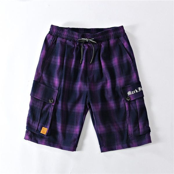 men's shorts summer stripe plaid fashion men drawstring casual loose pants 2021, White;black
men's shorts summer stripe plaid fashion men drawstring casual loose pants 2021, White;black