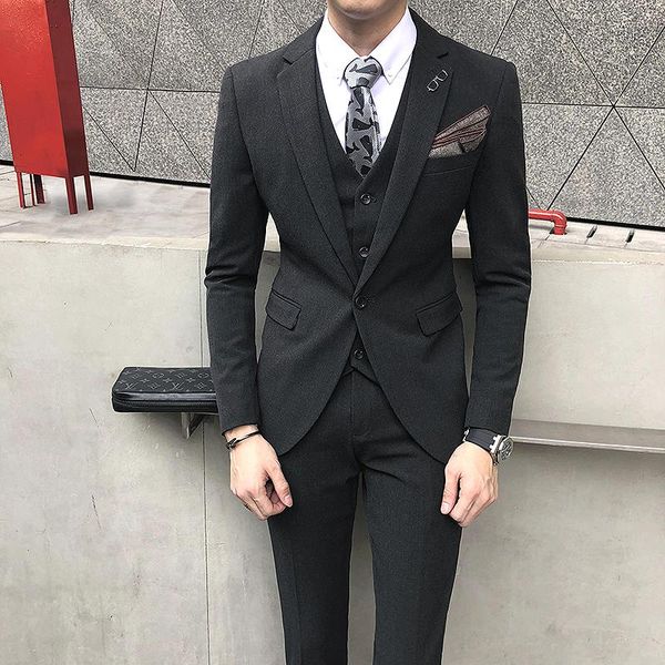 men's suits & blazers oimg casual suits, wedding dresses, groomsmen, korean three-piece slim suit, White;black
men's suits & blazers oimg casual suits, wedding dresses, groomsmen, korean three-piece slim suit, White;black