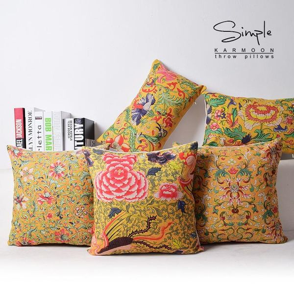 oriental chinese cushion covers yellow decorative floral throw pillow case lumbar car couch lucky decor 30x50 45x45 cushion/decorative
oriental chinese cushion covers yellow decorative floral throw pillow case lumbar car couch lucky decor 30x50 45x45 cushion/decorative