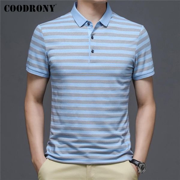men's polos coodrony brand spring summer arrival fashion striped short sleeve -shirt men casual slim clothes c5149s, White;black
men's polos coodrony brand spring summer arrival fashion striped short sleeve -shirt men casual slim clothes c5149s, White;black