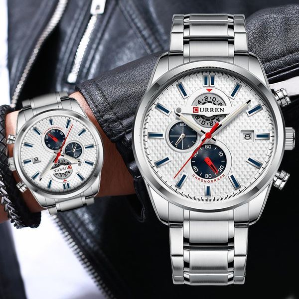 wristwatches men's watches curren brand fashion design men watch waterproof steel sport wristwatch male quartz clock relogio masculino, Slivery;brown
wristwatches men's watches curren brand fashion design men watch waterproof steel sport wristwatch male quartz clock relogio masculino, Slivery;brown