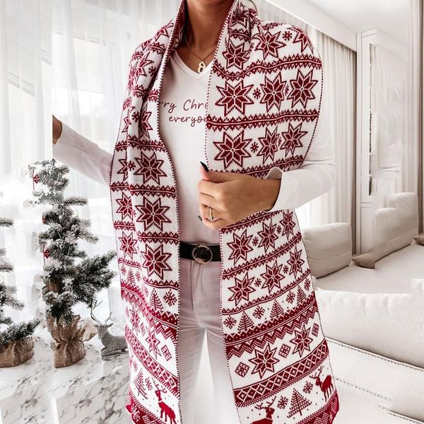 scarves 2022 christmas scarf women winter warm snowflake elk printed vintage lovers knitting long wraps gift green wine, Blue;gray
scarves 2022 christmas scarf women winter warm snowflake elk printed vintage lovers knitting long wraps gift green wine, Blue;gray